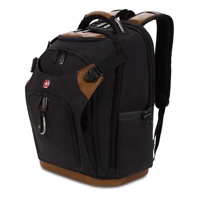 Mochila Bolsa de Herramientas SwissGear, Se Adapta a Portátil de Hasta 17 Pulgadas, Paquete de Trabajo PRO, Negra/... Foto 1 de 4