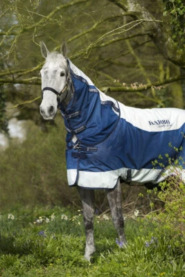 Horseware Rambo® Summer Series V-Vorderverschluß Navy & Grey - Bild 1 von 4