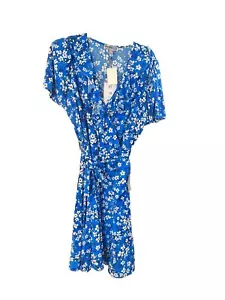 Nordstrom By Design Ruffle Floral Wrap Dress Plus Size 3x NWT - Picture 1 of 5