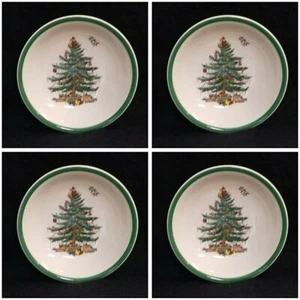 Spode Christmas Tree Cereal Bowl Made In England Set of 4 - Picture 1 of 4