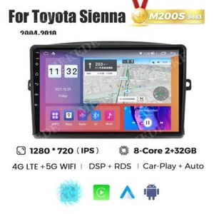 For Toyota Sienna 2004-2010 Android Carplay Car Stereo Radio GPS Navi AM 8Core - Picture 1 of 22