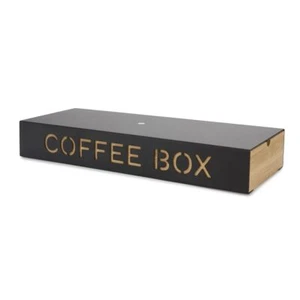 Balvi Coffee Box Coffee Box Colore Nero per Contenere Le Capsule di caffè Met... - Imagen 1 de 9