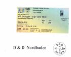 Ticket / Eintrittskarte    99/00   1. Liga   VfB Stuttgart - SSV Ulm 1846