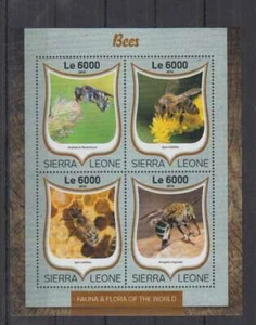 D647. Sierra Leone - MNH - 2016 - Nature - Fauna - Insects - Bees - Bild 1 von 1