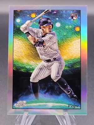 2023 TOPPS CHROME COSMIC STARS IN THE NIGHT REFRACTOR SP ANTHONY VOLPE RC - Image 1 of 4