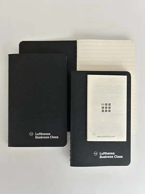 Lufthansa x Moleskine I Set mit 3 Business Class Notizbüchern I schwarz I neu