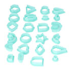 24Pcs Polymer Clay Cutters DIY Jewelry Earrings Making Mould Cutters Tools DXS