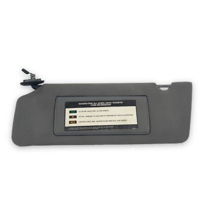 1993-1998 Jeep Grand Cherokee Driver Left Side Sun Visor Dark Gray Cloth - Image 1 of 4