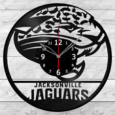 Vinyl Clock Jacksonville Jaguars Record Wall Clock Home Art Decor Handmade 3178