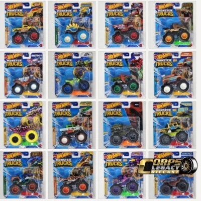 Hot Wheels Monster Trucks 1:64 Scale Diecast Toys- YOU PICK [Updated 10.25.2024] - Image 1 of 4