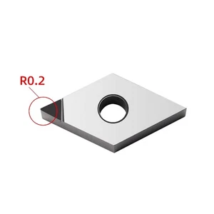 2pcs/box PCD Inserts for Copper Aluminum Alloy Plastic DNMG440.5 DNMG150602 - Picture 1 of 3