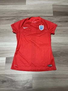 Nike England 2014/2016 Red Away Soccer Kit Football Women’s Size Medium - Picture 1 of 10