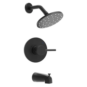 Replacement for Delta Shower Trim Kit 14 Series, Bathtub Matte Black Shower F... - Bild 1 von 7