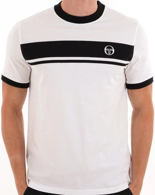 Camiseta Sergio Tacchini Masters blanca/negra Foto 1 de 3