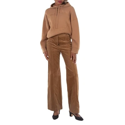 Pantalón de pana acampanado pierna ancha tiro alto Burberry Blakely, marca talla 4 (EE. UU. Foto 1 de 4