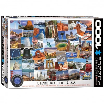 Puzzle - Globetrotter USA - 1000 Pieces - Image 1 of 4