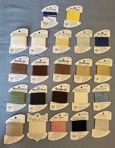 Mixed Lot Rainbow Gallery Embroidery Thread Linen Tweed Metallic *Some Partial* - Picture 1 of 8