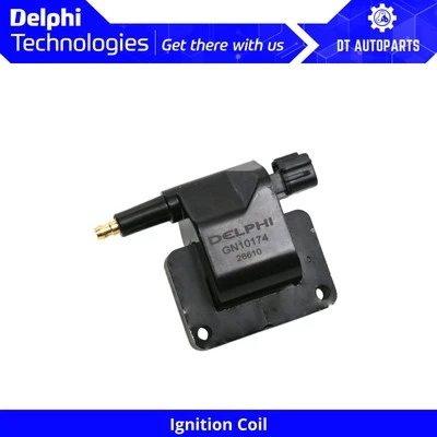 Bobina de ignição Delphi 2000 2001 2002 para 1999-2003 Dodge Ram 1500 Van - Imagem 1 de 4