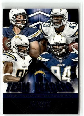 2015 Puntuación #27 B Oliver Philip Rivers C Liuget Malcom Floyd Líderes del Equipo Negro Foto 1 de 2