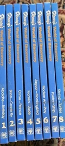 1981 Disney's World Of Discovery Encyclopedia Set #1-9 - Picture 1 of 17