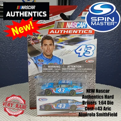 NEW Nascar Authentics Hard Drivers  1:64 Die Cast #43 Aric Almirola SmithField - Image 1 of 4