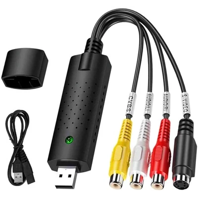 USB 2.0 Video Audio Grabber, Konverter, Capture Card, VHS, Windows - Bild 1 von 2
