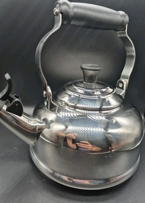 Le Creuset 1.7 Qt Stainless Steel Whistling Kettle - Image 1 of 4
