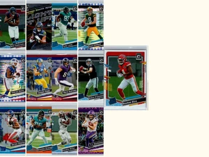2023 Panini Optic NFL Cards, 13 Cards, 8 Numbered NFL JB-1 - Picture 1 of 16