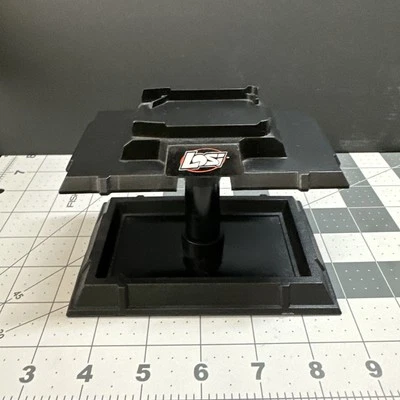 Official Losi Micro 1/36 T DT RAM BAJA HR Car Stand W Parts Tray Complete  - Image 1 of 3