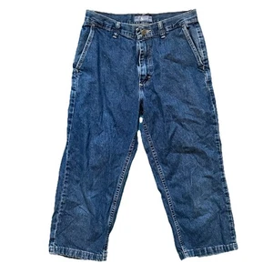Vintage Wrangler for Women Denim Capri Size 6 28X20 Blue High Rise Straight Leg - Picture 1 of 3