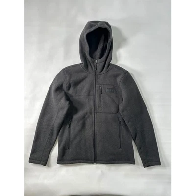Куртка мужская флисовая с капюшоном The North Face на молнии темно-серая размер M - Изображение 1 из 4
