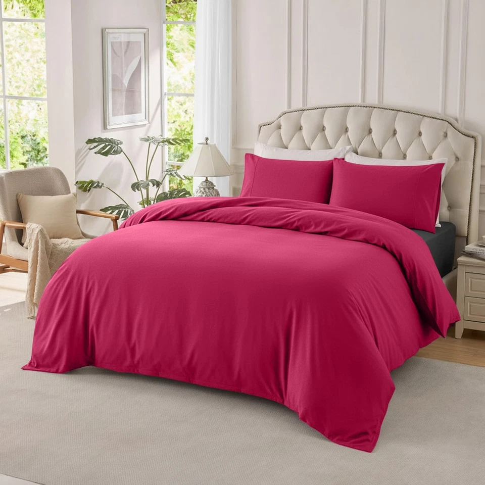 Juego de cama reversible suave cálida funda nórdica de invierno ligera tamaño queen king Foto 1 de 1