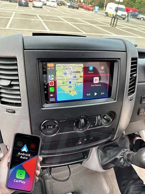 Radio estéreo para coche Android 15 CARPLAY GPS BT para Mercedes Benz Sprinter 2006-2017 Foto 1 de 4