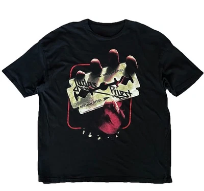 Camiseta Oficial JUDAS PRIEST 50 Años Heavy Metal BRITISH STEEL Tour Talla XL Foto 1 de 4