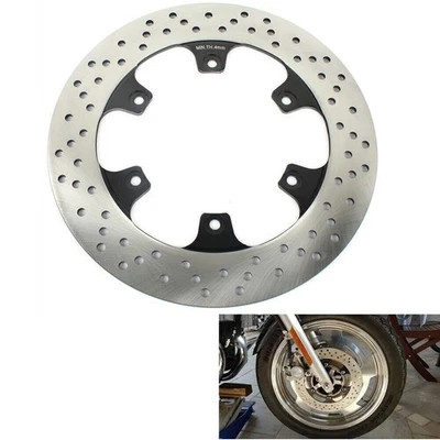 Rotor de disco de freno delantero para Yamaha Virago 250 XV250 95-07 Virago 750 XV750 94-00 Foto 1 de 4