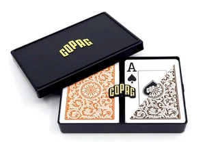 1546 Design 100% Plastic Playing Cards, Poker Size (Standard) Jumbo Index Ora... - Picture 1 of 8