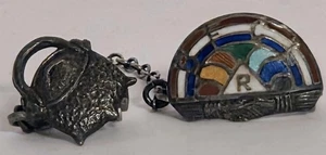Vintage Masonic BFCL International Order of The Rainbow For Girls Merit Pins - Picture 1 of 16