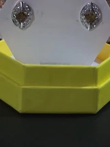 RBP 3892 Starlight Dreams Lab Created Smokey Quartz Rhodium Plated Stud Earrings - Picture 1 of 2