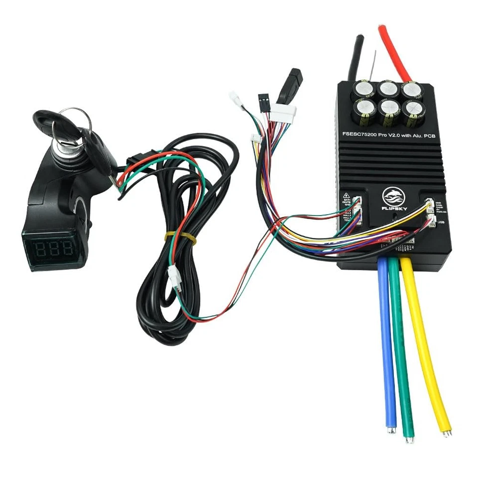 FLIPSKY 75200 Pro V2.0 with Aluminum PCB with Key Switch Based on VESC Speed Con