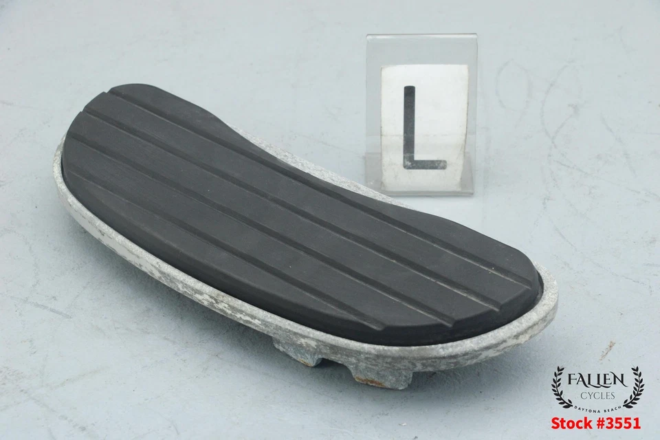 Kawasaki Vulcan Vaquero 2013 estribo del conductor delantero izquierdo + conjunto de almohadillas #3551 Foto 1 de 4