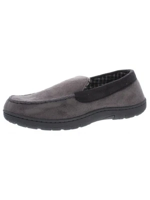 32 DEGREES HEAT Mens Gray Anti-Moisture Moc-Slip On Slippers Shoes M(89) - Image 1 of 3