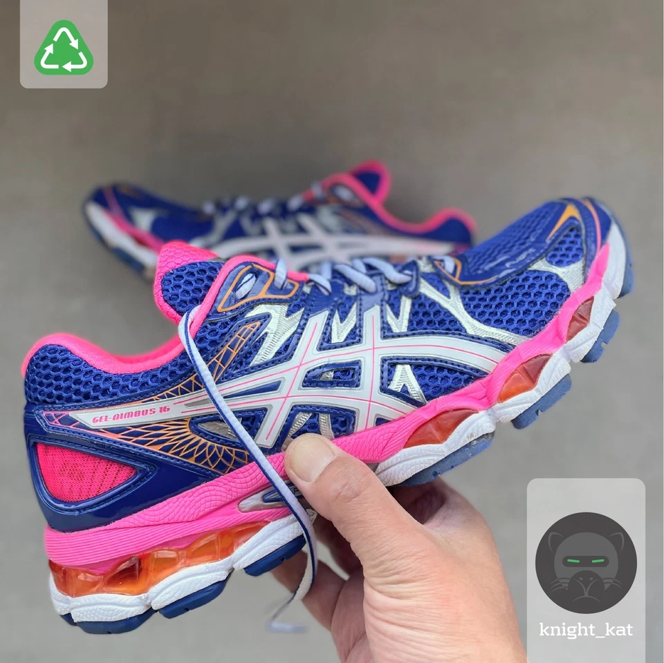 ASICS GEL Nimbus 16 Women's Sneakers US 8.5 [T485N] OMG! 😍💙🩷 - image 1 of 4