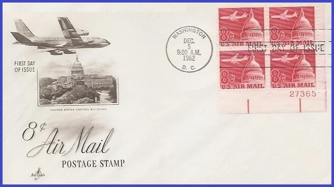 USA5 #C64 U/A ARTCRAFT FDC PB4  Plane & Capitol - Image 1 of 1