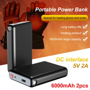 2PCS DC 5V/2A Portable Pockets Power Bank for Heating Gloves Socks Vest Jacket - Photo 1 sur 28