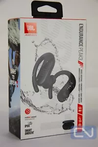 *New Sealed* JBL Endurance Peak 3 Earbuds Water Proof (50Hr Battery) Powerhook - Picture 1 of 5