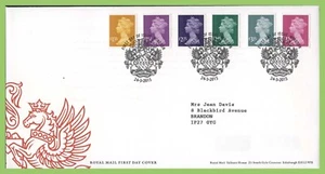 G.B. 2015 Seis valores definitivos en Royal Mail First Day Cover, Windsor - Imagen 1 de 1