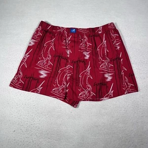 Aftco Guy Harvey Bluewater Mens Shorts Adult XL Red Fishing Beach Outdoor - Picture 1 of 6