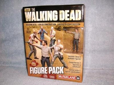 Paquete de figuras de The Walking Dead juegos de construcción AMC McFarlane Rick Grimes Walkers nuevo Foto 1 de 2