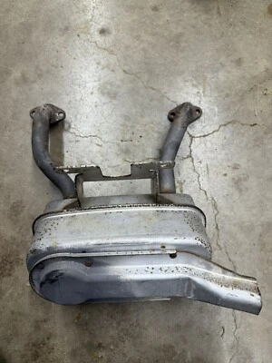 John Deere X300 Mower  Kawasaki FH491V AM133984 / AM138380 Exhaust Muffler - Image 1 of 4