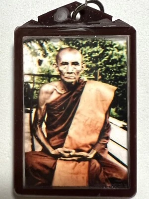 PHRA LP KUAY RARO ANTIGUO AMULETO TAILANDÉS BUDA COLGANTE MÁGICO ÍDOLO ANTIGUO #38 Foto 1 de 4